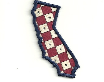 California State Patch! Any Color! Custom Made!