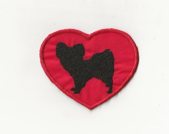 3" I Love my Papillon Patch!