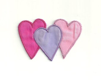 Triple Heart Patch! Custom Made!