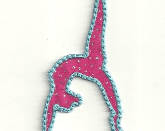 Gymnast Silhouette Patch! Custom Made! AP9