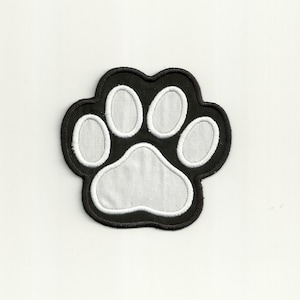 Paw Print Patch, Any Color Combo! Custom Made! AP40