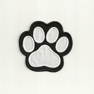 Paw Print Patch, Any Color Combo! Custom Made! AP40