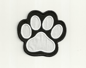 Paw Print Patch, Any Color Combo! Custom Made! AP40