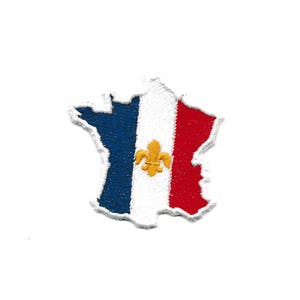 Patch bandiera Francia! F37 da 2,5 e 4 pollici