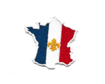 France Flag Patch! 2.5 and 4 inch F37