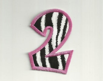 Fun Number Patch 2", Any Color combo! Custom Made!