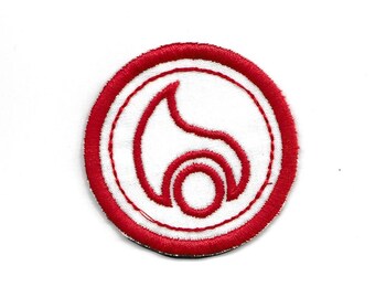 Fire Elements Merit Badge, Patch! Any Color Combo, Custom Made!