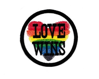 Love Wins Patch Custom Made!