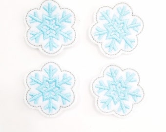 Snowflake Felties! Custom Color, Set of 4!