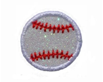 Glitter Baseball Patch! NO MESS!!  PN57