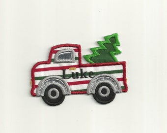 Your Name on a Holiday Truck Patch! Custom Made!