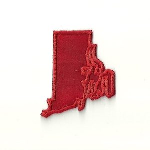 Rhode Island State Patch! Any Color! Custom Made!