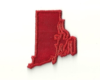 Rhode Island State Patch! Any Color! Custom Made!