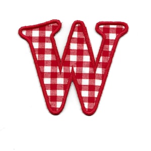 ¡Carta de Gingham! 4 " cualquier letra hecha a medida!