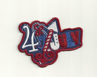 Fourth of July, Fireworks Patch! Custom Made!