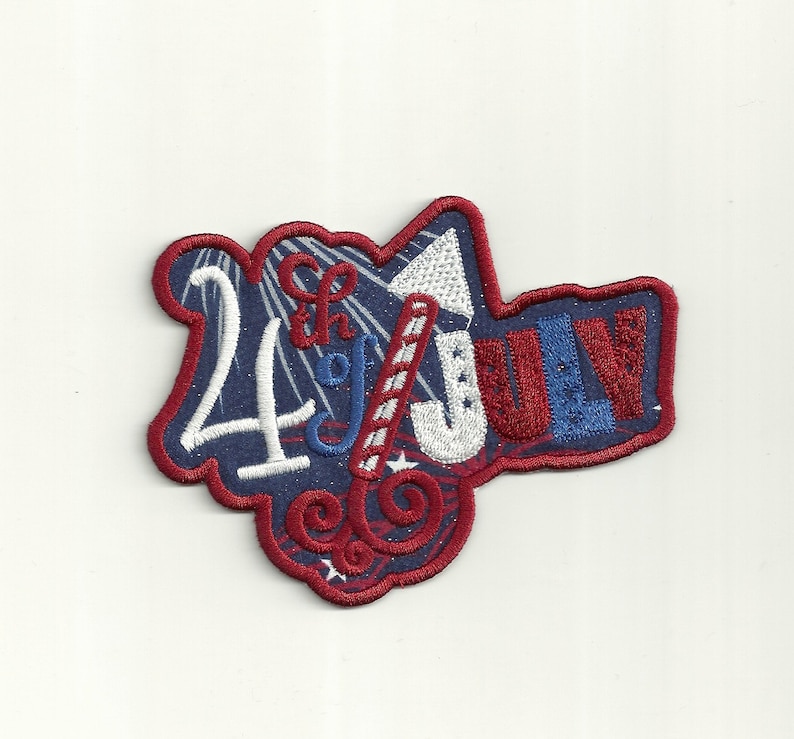 Fourth of July, Fireworks Patch! Custom Made! - Etsy