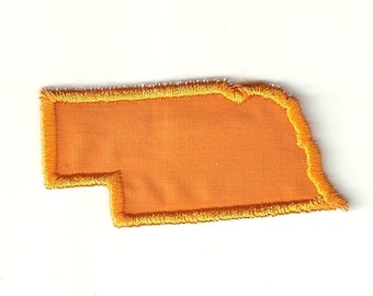 4" Nebraska State Patch! Custom Made!