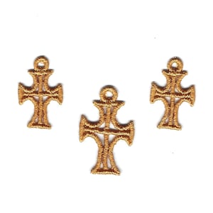 1.5” Cross Lace Charms, Set of 3!
