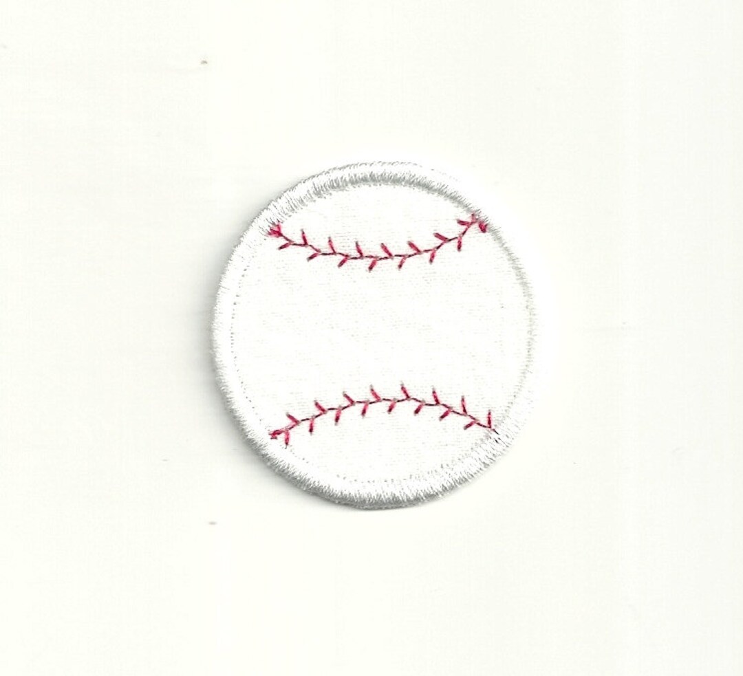 Tiny Baseball Patch Custom Made Etsy