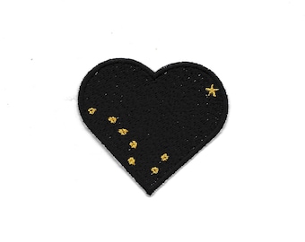 Alaska Heart State Flag Patch Custom Made!