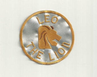 Leo the Lion, Zodiac Patch! Custom Made! AP144