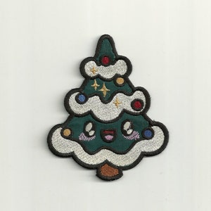 Cute Kawaii Christmas Tree Patch! Custom Made!