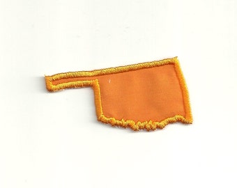 4" Oklahoma State Patch! Any Color! Custom Made!