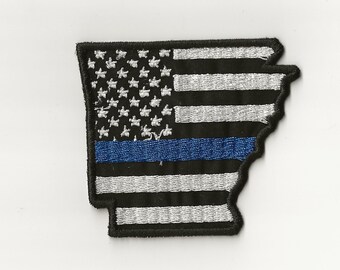 Arkansas First Responder State Flag Patch! Custom Made!