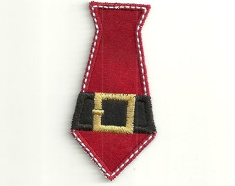 Santa Tie, Patch! Many Sizes, Custom Made!