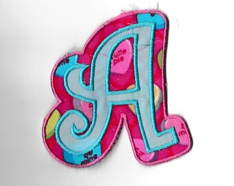 Curlz Valentine's Letter Patch! Custom Made! LET6