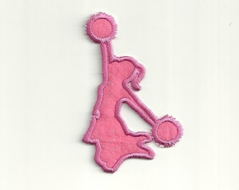 Cheerleader Silhouette Patch! Custom Made!