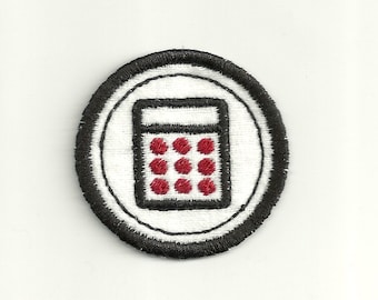 2" Math Merit Badge!  Custom Made!