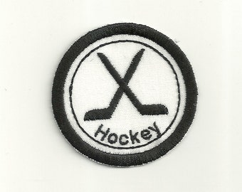 2" Hockey Merit Badge, Patch! Any Color combo! Custom Made!