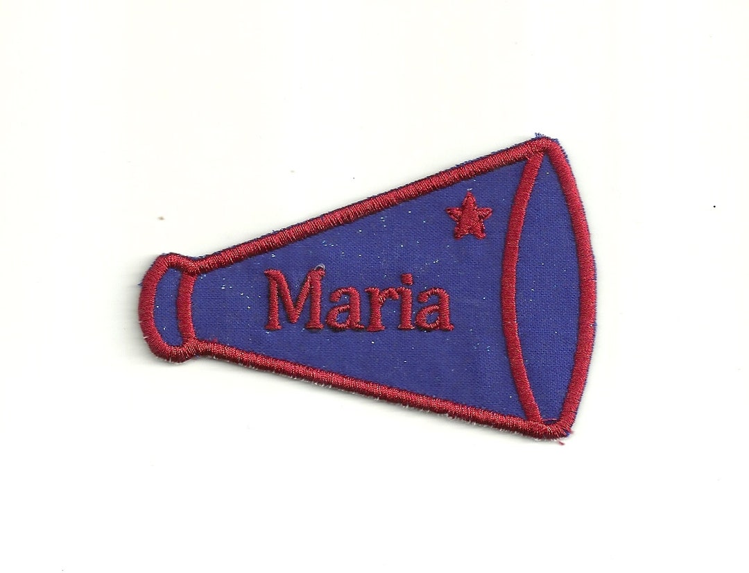 Your Name on a Megaphone Patch Custom Made Any Color Combo AP19 Etsy