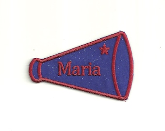 Your name on a Megaphone Patch! Custom Made! Any color combo! AP19