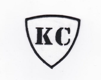 3" Your Initials in a Shield Patch, Custom Made!