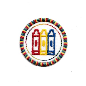 2&quot; kleurbadge, patch! Elke kleurencombinatie! Op maat gemaakt!