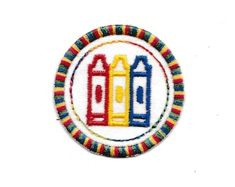 2" Coloring Merit Badge, Patch! Any Color combo! Custom Made!