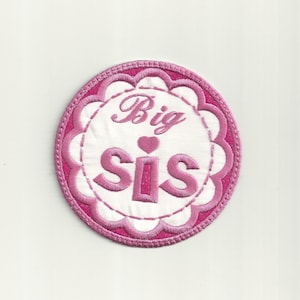 Big Sis Patch, Any Color Combo! Custom Made!