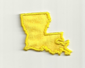 Louisiana State Patch! Any Color! Custom Made!