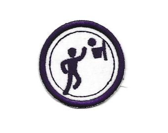2" Basketball Merit Badge, Patch! Any Color combo! Custom Made!