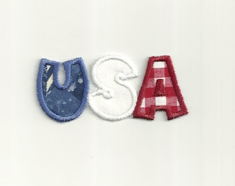 Patriotic, USA Patch! Custom Made!