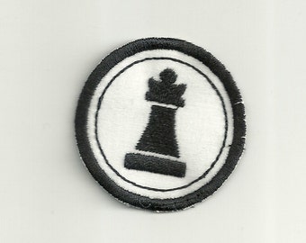 2" Chess Merit Badge, Patch! Any Color combo! Custom Made!