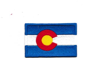 3" Colorado State Flag Patch Custom Made!