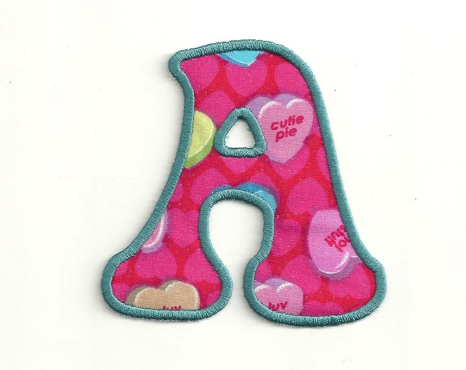 Featured listing image: Valentine's Conversation Heart Letter, 2" Patch! Custom Made!