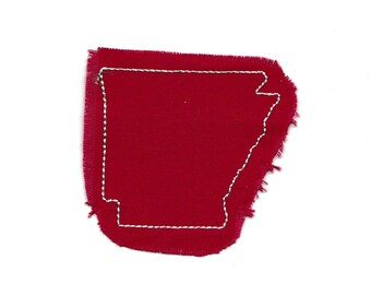 Distressed Arkansas State Patch! Small Custom Made!