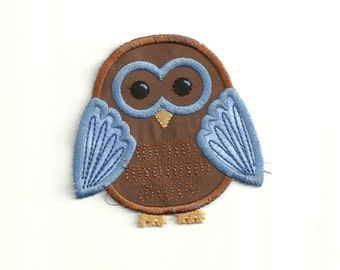 Owl Patch, any color combo! Custom Made! AP72