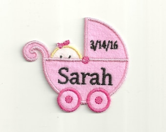 Custom Baby Stroller Patch! Any Color, Many Sizes! Custom Made!