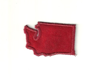 Tiny, Washington State Patch! Any Color! Custom Made!