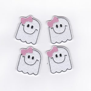 2&quot; Girlie Ghost Felties, Set of 4!